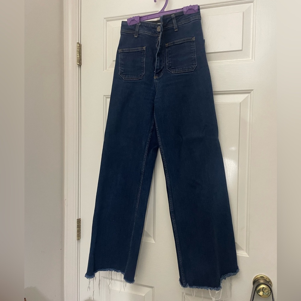Zara jeans size 4 dark blue